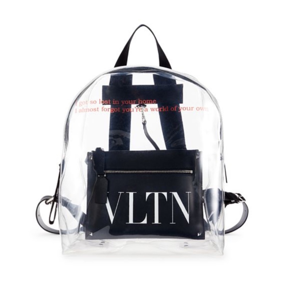 Valentino Garavani VLTN Clear Backpack